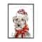 Stupell Industries Have a Fetching Christmas Dog Framed Giclee Art